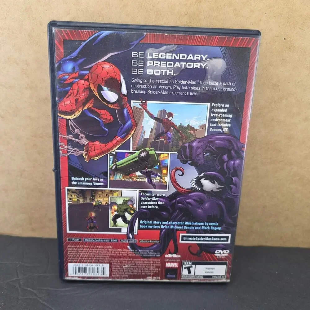 Ultimate Spider-Man for the Sony PlayStation 2 no manual